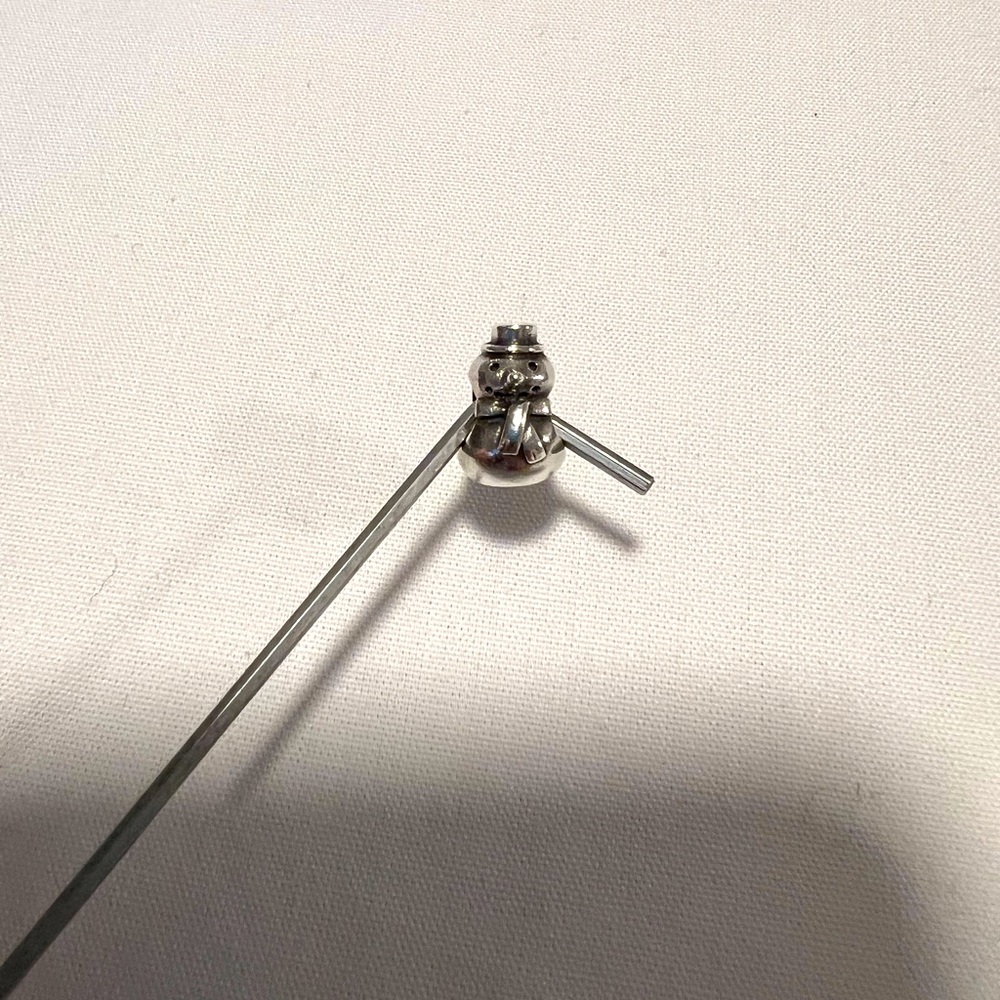 RETIRED Pandora Snowman Charm